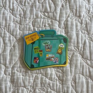 Dutch Bros Suitcase Sticker with Travel Icons